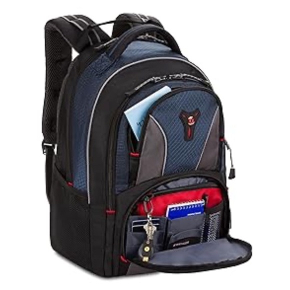 Wenger Synergy Pro 16" Laptop Backpack, Black/Grey - Picture 6 of 17